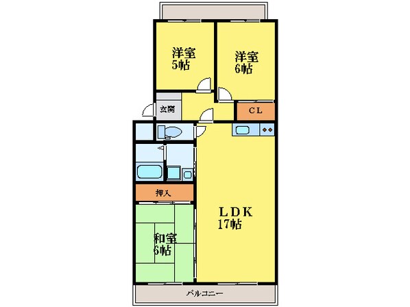 佐古駅 徒歩8分 1階の物件間取画像